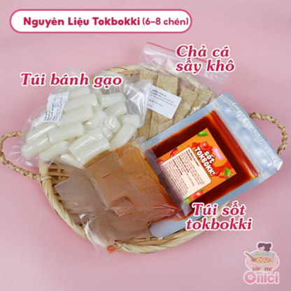 Set nguyên liệu nấu Tokbokki